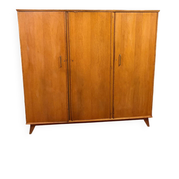 Armoire penderie dressing pied compas vintage design 60/70