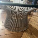 Warren Platner Steel and Glass Coffee Table, 1962