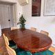 Baumann extendable round table for 4 to 8 people