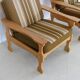 Vintage oak easy chairs |50s | danish
