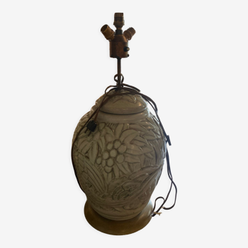 Mougin ceramic lamp 1930
