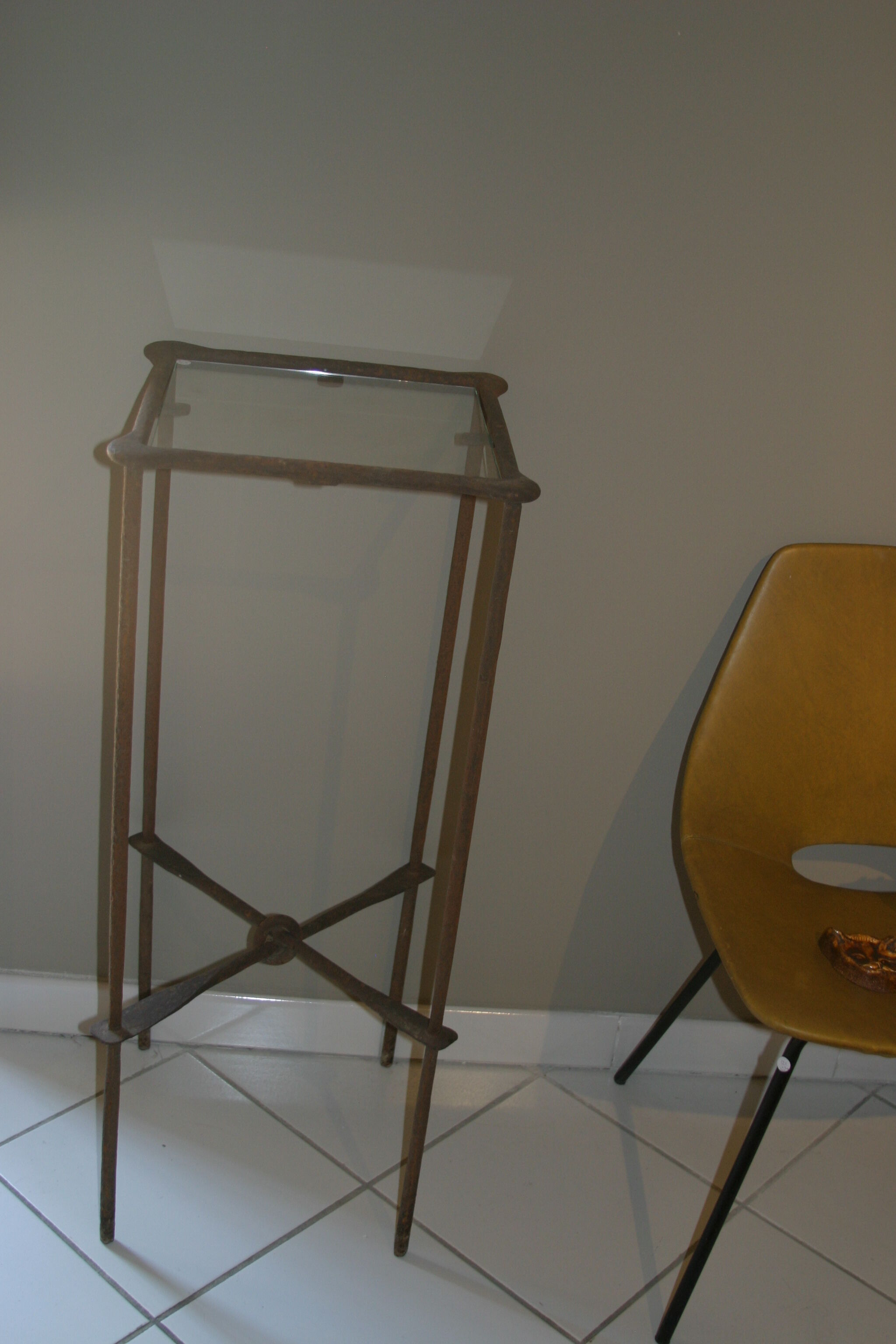 Glass and oxidized iron, Provençal craftsman