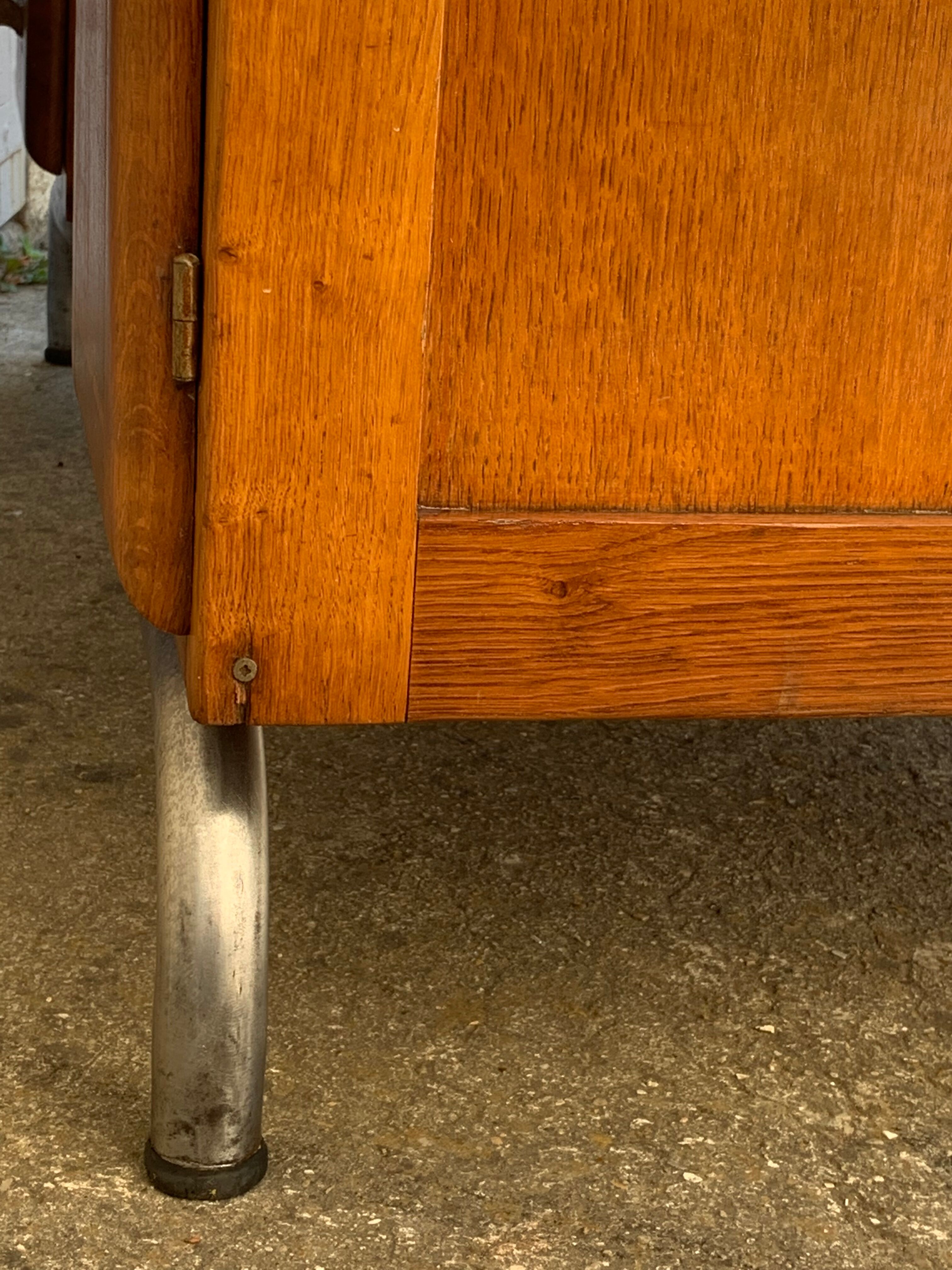 Office schoolmaster 1950 solid oak