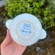 Set of seven earthenware bowls, Quimper, lily flower decoration.
