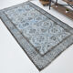5x8 faded blue handmade turkish rug 260x150cm