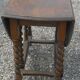 Oval folding table with turned legs