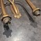 Boretti bronze wall light