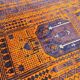 Tapis d'orient vintage fait main
