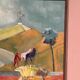 Farming With Windmill Painting
