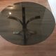 Table basse en verre des années 1970