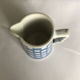 Opaque milk jug from Sarreguemines