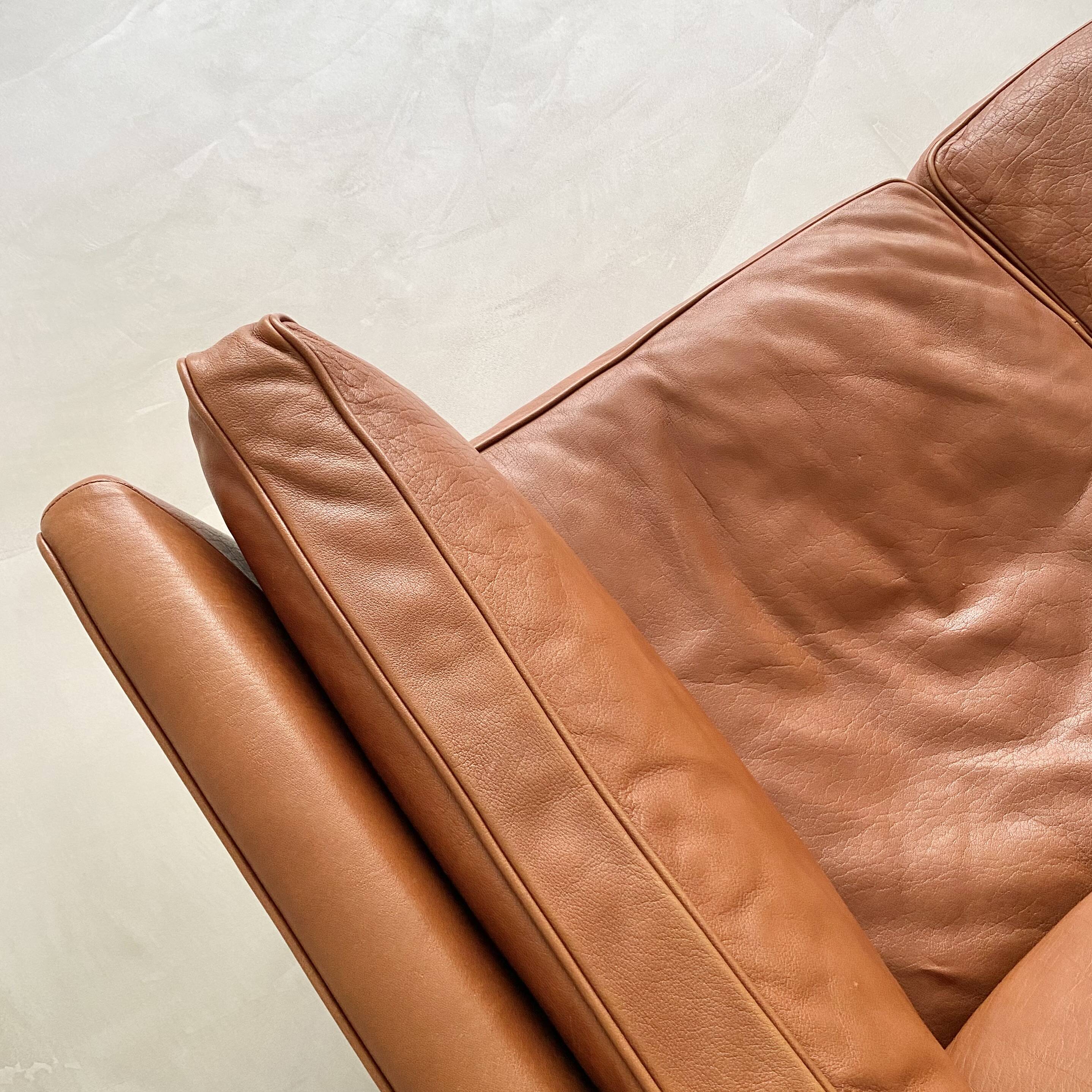 Vintage Danish Leather Sofa