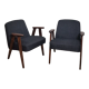 Pair of armchairs 366 designed in the 1960s by Jozef Chierowski