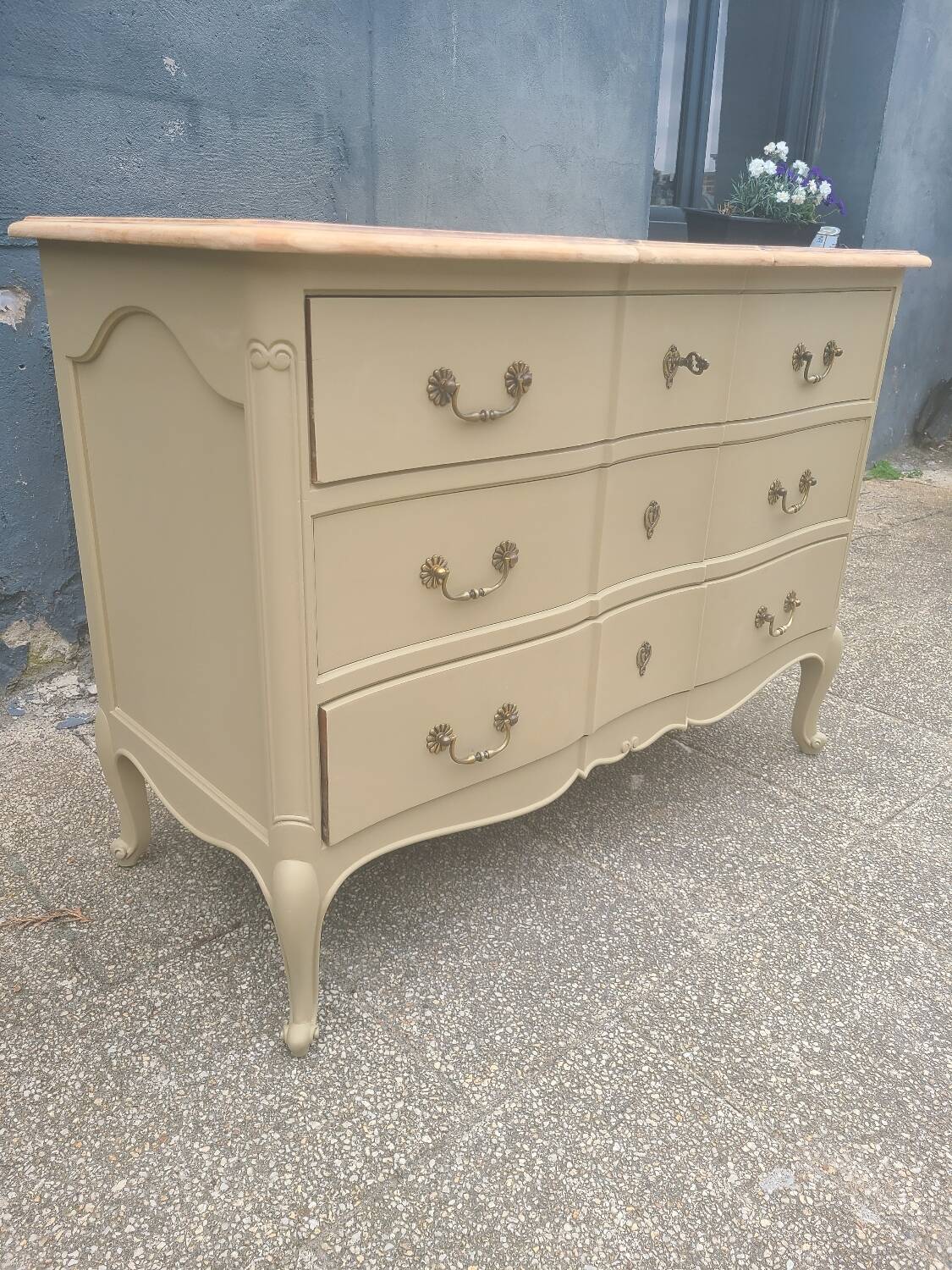 Renovated crossbow chest of drawers