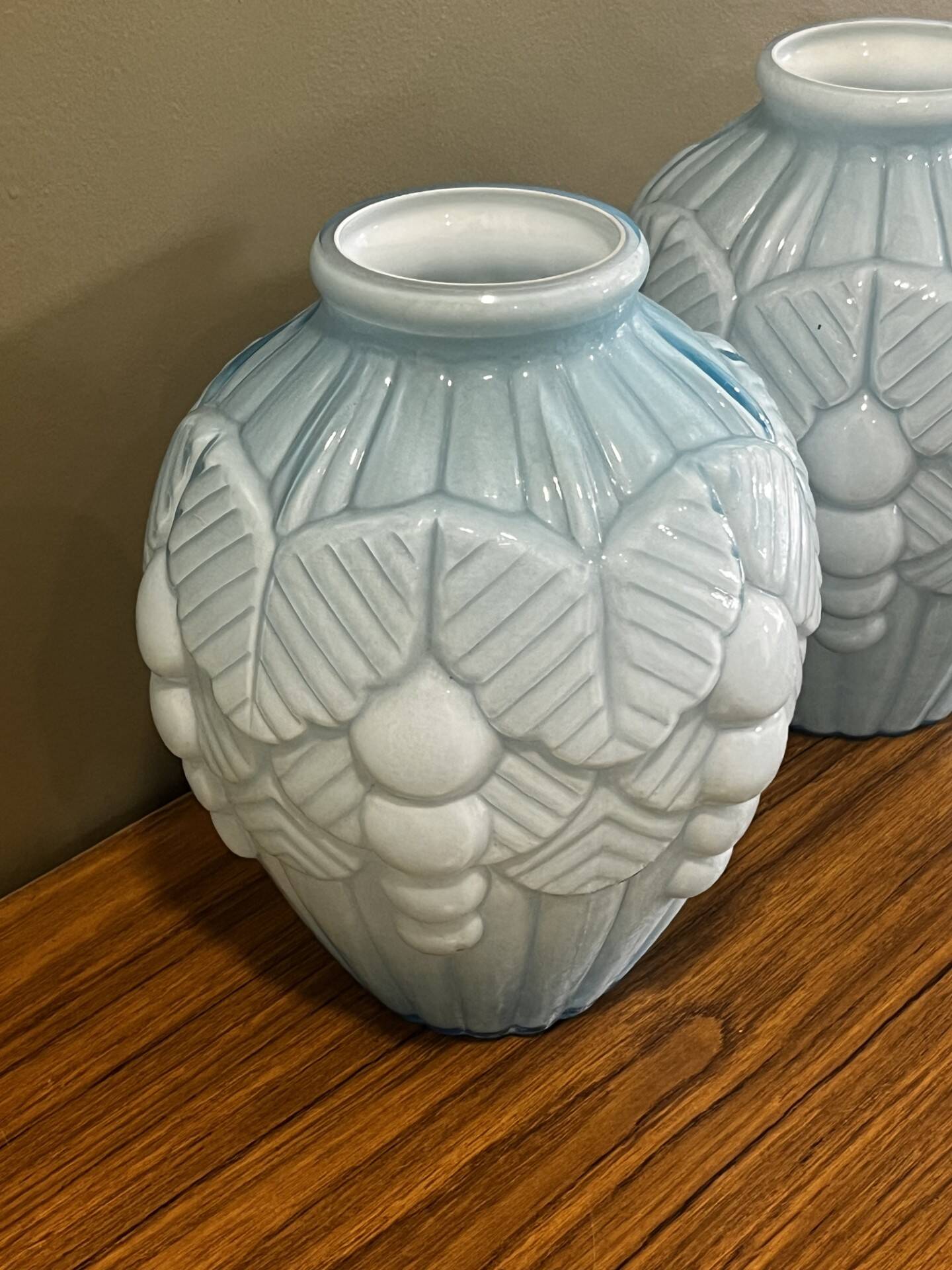 Pair of Art Deco vases