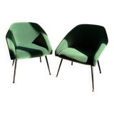Pair of armchairs, Eva model 1960-1970