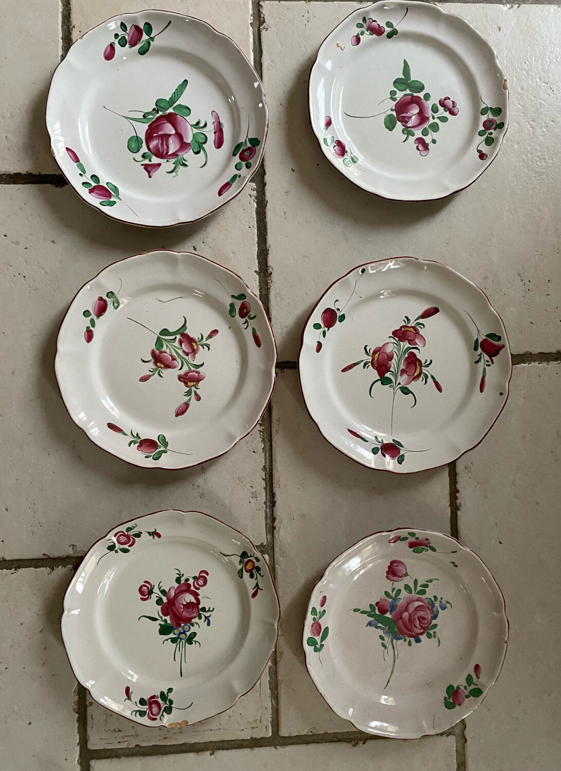 Antique Eastern earthenware plates