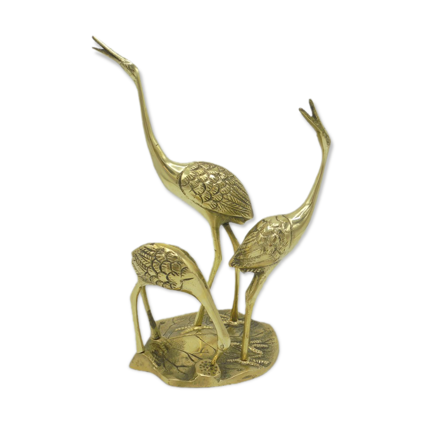 Brass herons