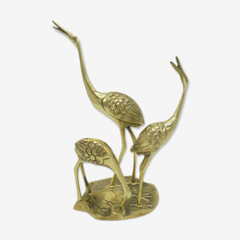 Brass herons