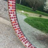 Vintage ceramic mirror from the 1960s.