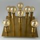 60s 70s ceiling lamp Sölken Leuchten Germany in brass