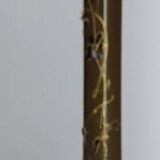 Large 50 cm high single-flower vase signed Arion