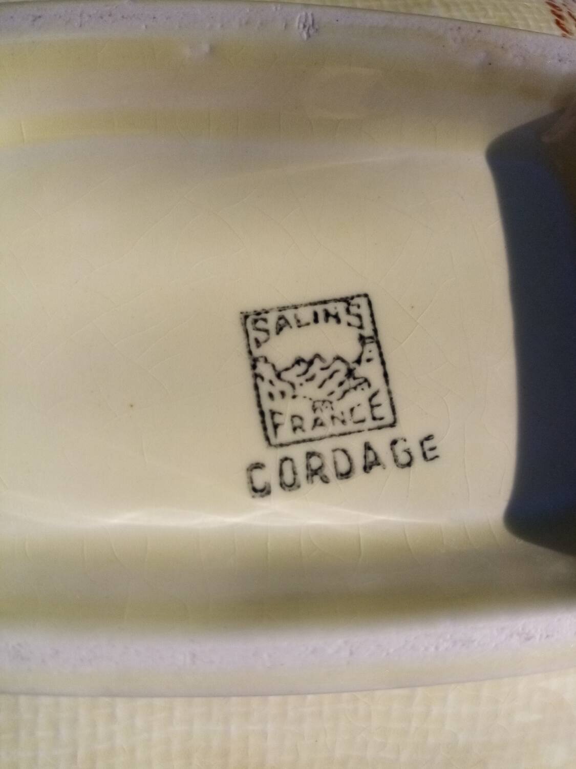 Salins earthenware vegetable tureen