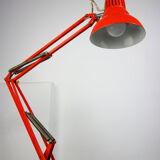 Orange Adjustable Achitect Table Lamp by Luxo, 1970s