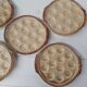 5 snail plates in Gien porcelain