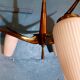 Chandelier suspension "Star" 1950s
