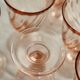 6 coupes à champagne vintage Luminarc Rosaline
