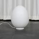 Vianne egg lamp Domec white glass edition, 1970