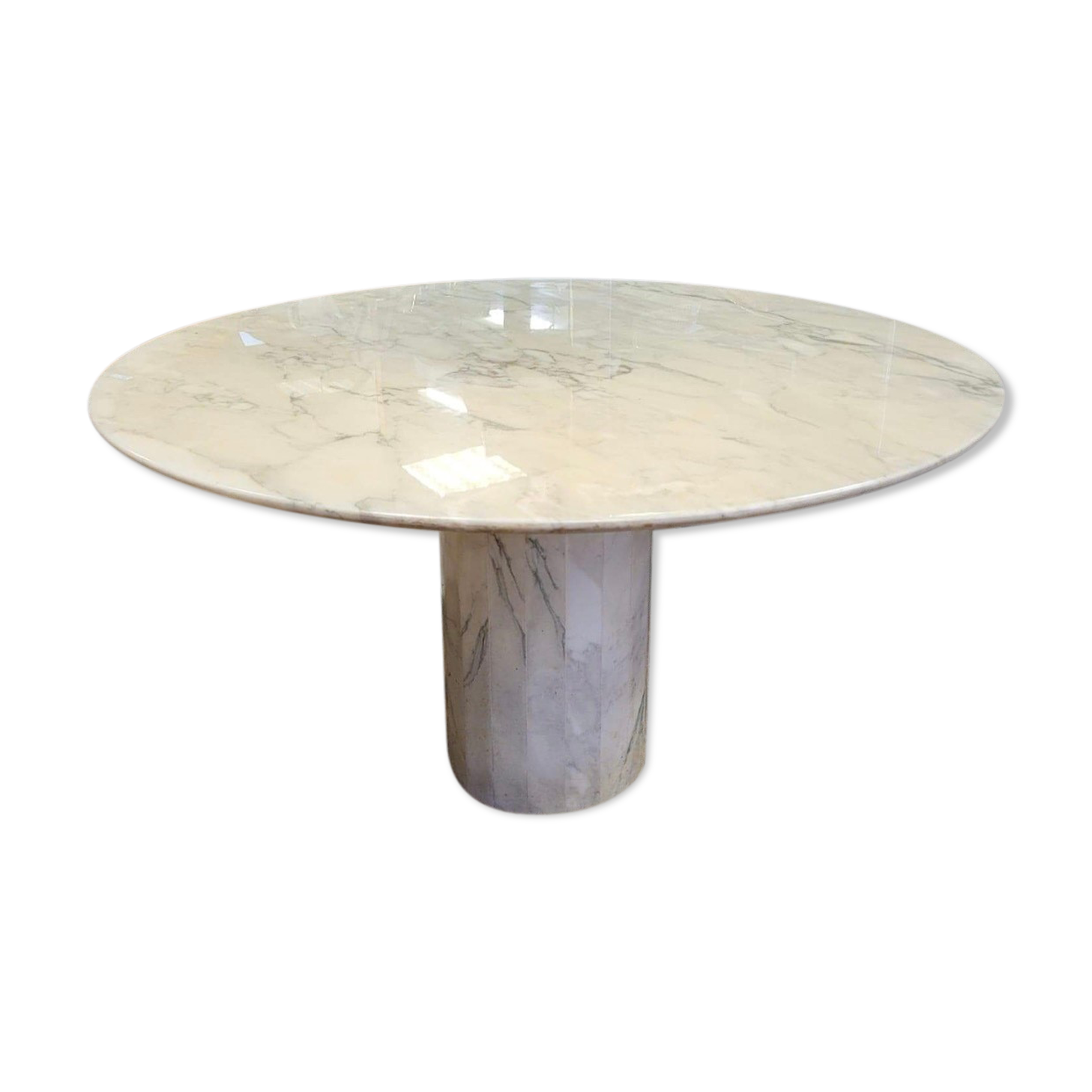 Carrara marble dining table