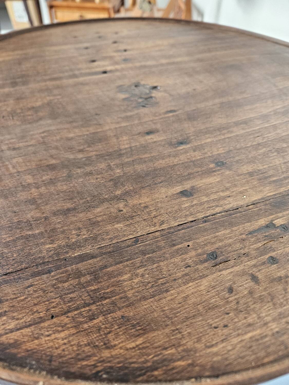 Antique wooden side table