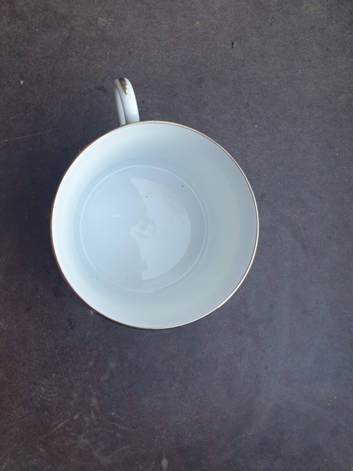 Tasse thé Haviland Limoges Symphonie Platine