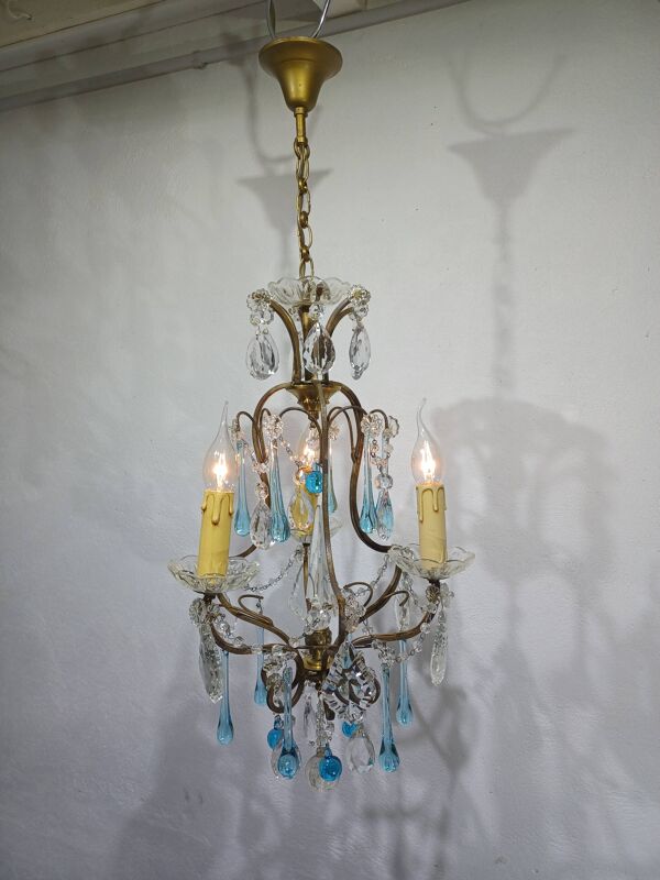 Lustre cage 3 lumières