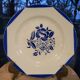 Set 6 assiettes Fleur Bleue 1920