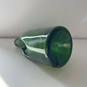 Green glass bottle