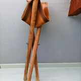 Tabouret trépied pliable