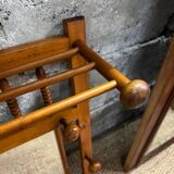 Wooden coat rack for the cloakroom
