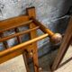 Wooden coat rack for the cloakroom