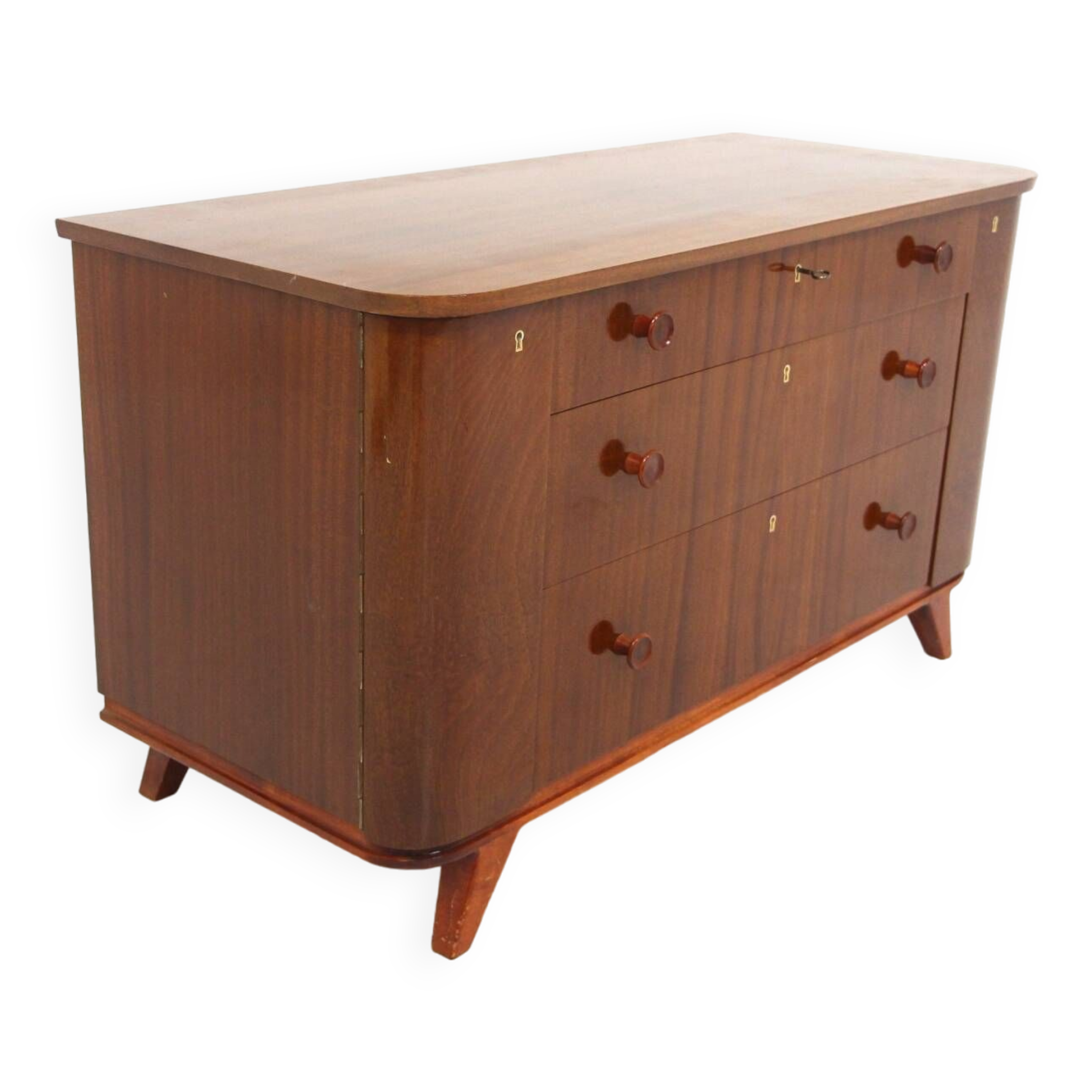 Commode scandinave en acajou, Swedish modern, Suède, 1940