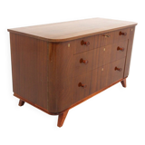 Scandinavian mahogany chest of drawers, Swedish modern, Sweden, 1940