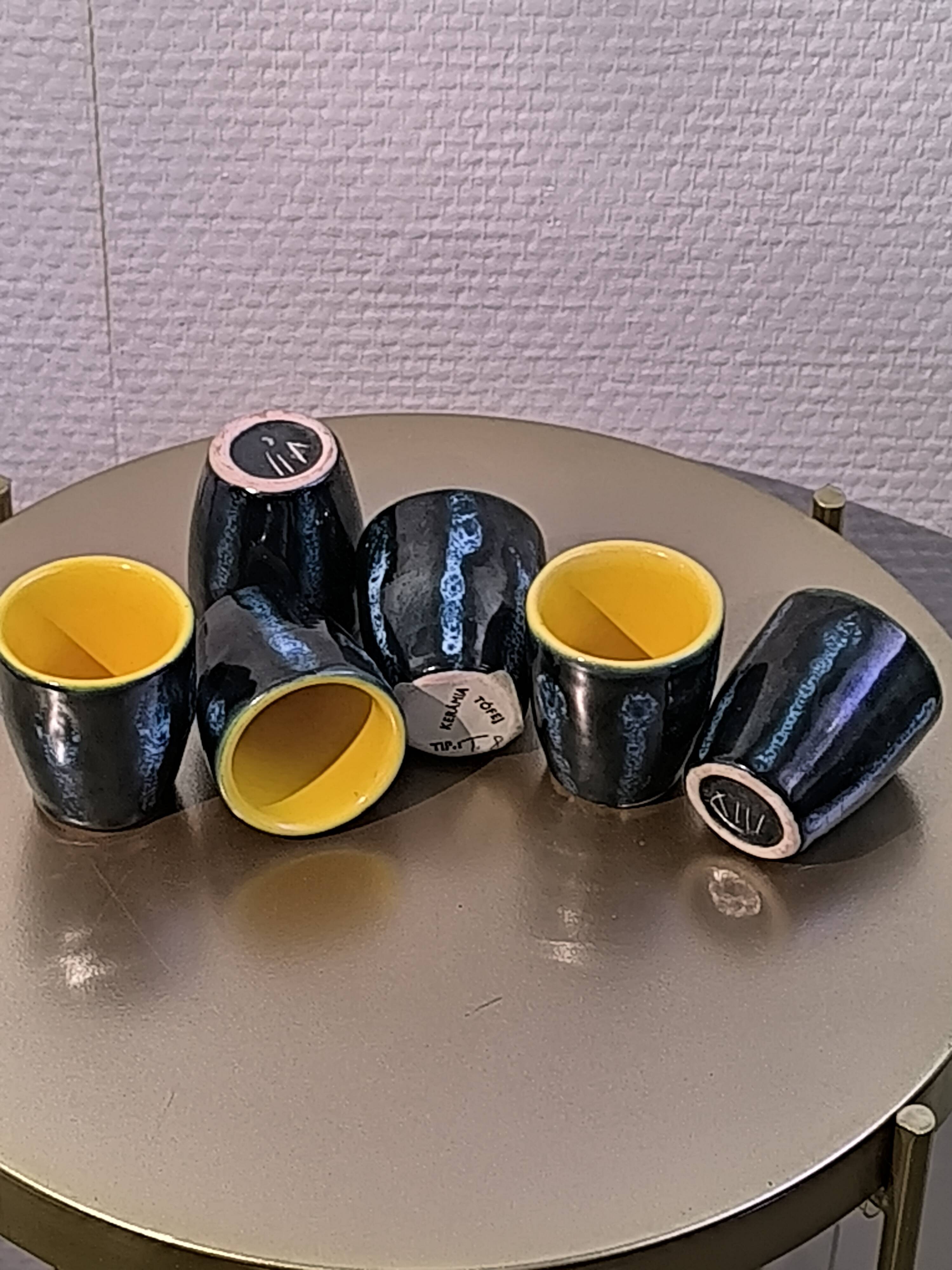 Verre a liqueur hongrois vintage