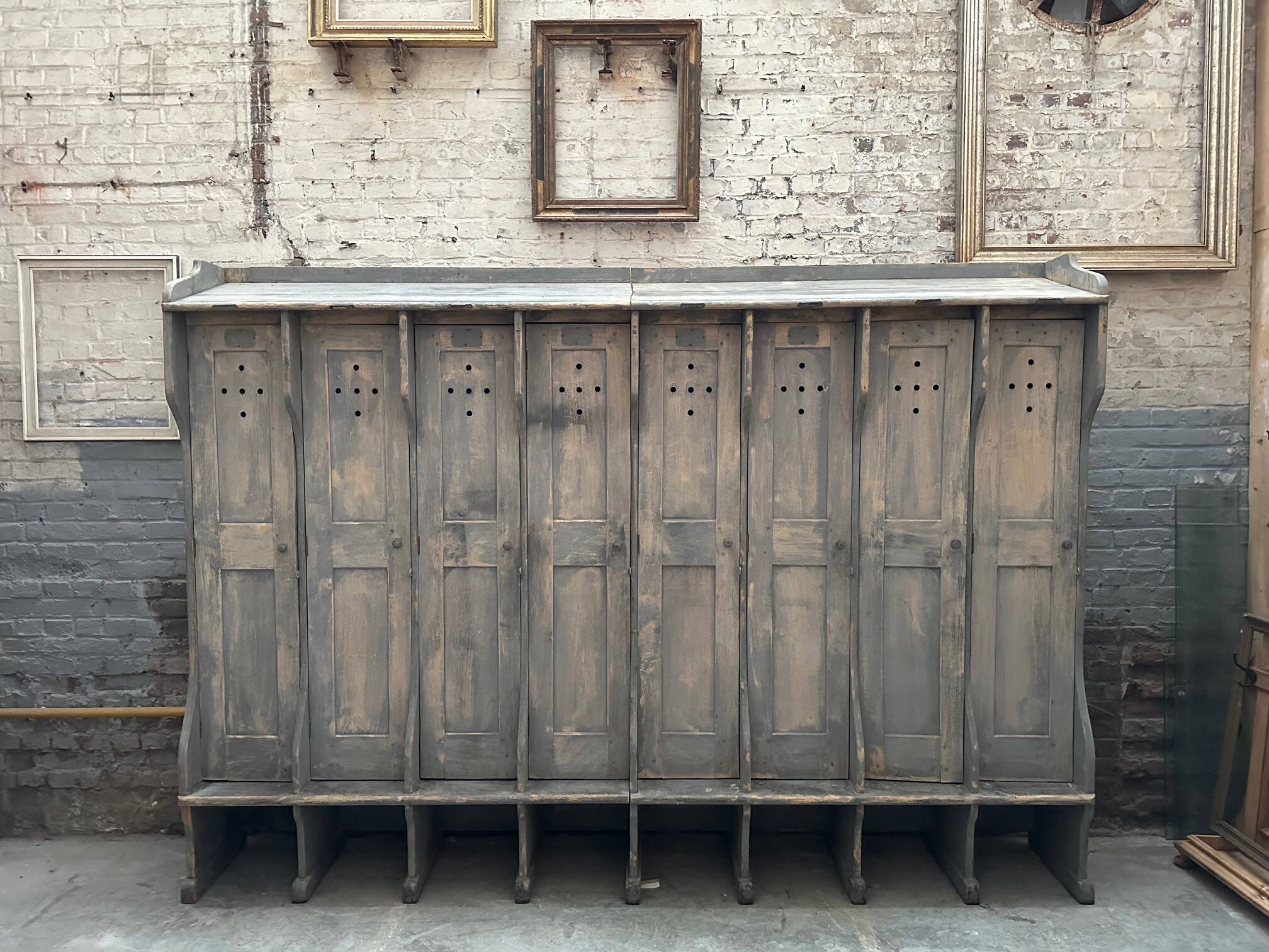 Workshop locker room, early 20th century