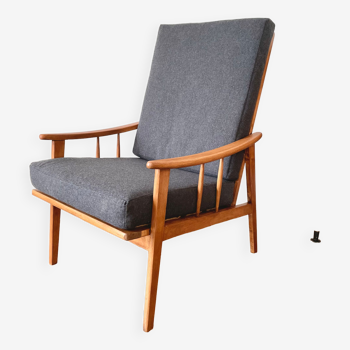 Fauteuil vintage look scandinave