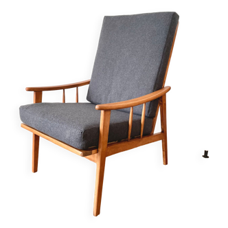 Fauteuil vintage look scandinave
