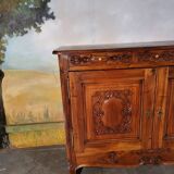 Art deco sideboard in solid walnut
