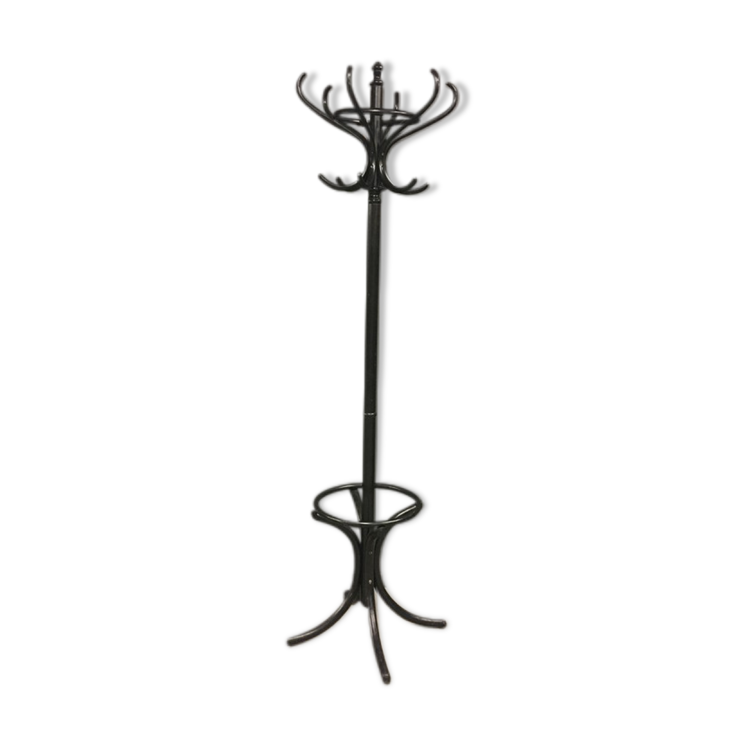 Black coat rack