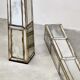 Vintage antique mirror glass Obelisk Sculpture Olivier de Schrijver